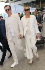 AIMEE MULLINS and Rupert Friend Arrives at Nice Airport 05/20/2023