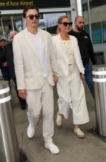 AIMEE MULLINS and Rupert Friend Arrives at Nice Airport 05/20/2023