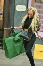 AISLEYNE HORGAN WALLACE Shopping at Harrods in London 05/13/2023