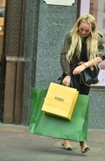AISLEYNE HORGAN WALLACE Shopping at Harrods in London 05/13/2023