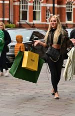 AISLEYNE HORGAN WALLACE Shopping at Harrods in London 05/13/2023