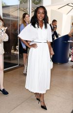 AJA NAOMI KING Leaves Hotel Martinez in Cannes 05/23/2023