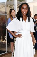AJA NAOMI KING Leaves Hotel Martinez in Cannes 05/23/2023