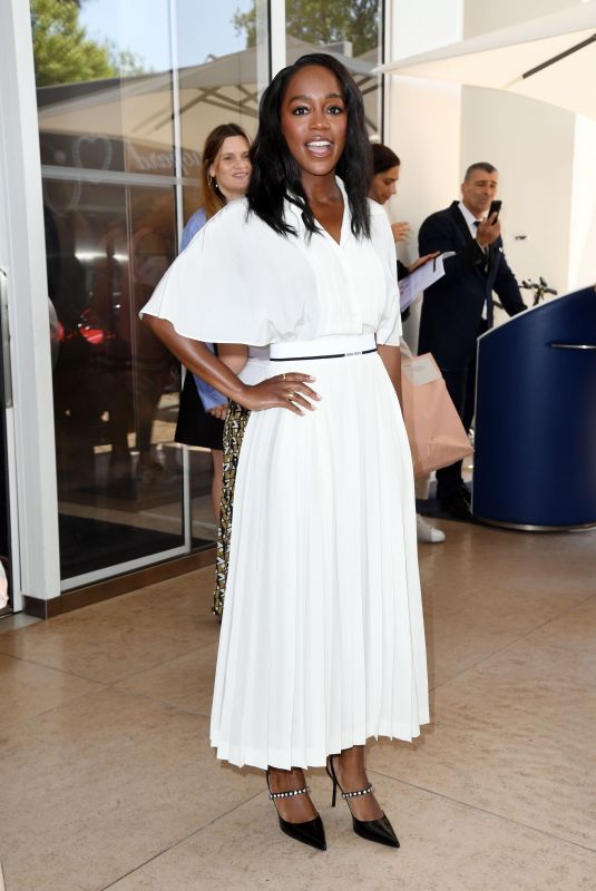 AJA NAOMI KING Leaves Hotel Martinez in Cannes 05/23/2023