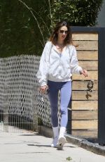 ALESSANDRA AMBROSIO Leaves a Gym in West Hollywood 05/02/2023