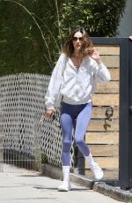 ALESSANDRA AMBROSIO Leaves a Gym in West Hollywood 05/02/2023