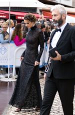 ALESSANDRA AMBROSIO Leaves Hotel Martinez in Cannes 05/20/2023