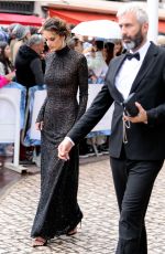 ALESSANDRA AMBROSIO Leaves Hotel Martinez in Cannes 05/20/2023