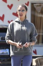 ALESSANDRA AMBROSIO Out for Lunch with a Friend at Tartine in Santa Monica 05/12/2023