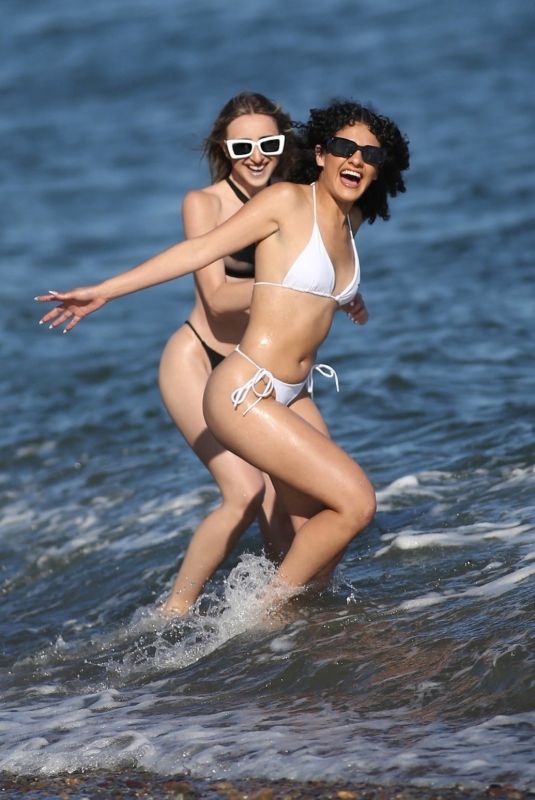 ALESSIA VERNAZZA and JOANNA LOPEZ in Bikinis at a Photoshoot in Malibu 05/09/2023