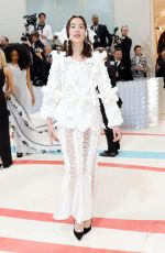 ALEXA CHUNG at 2023 Met Gala Celebrating Karl Lagerfeld: A Line of Beauty in New York 05/01/2023