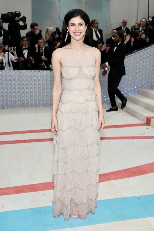 ALEXANDRA DADDARIO at 2023 Met Gala Celebrating Karl Lagerfeld: A Line of Beauty in New York 05/01/2023