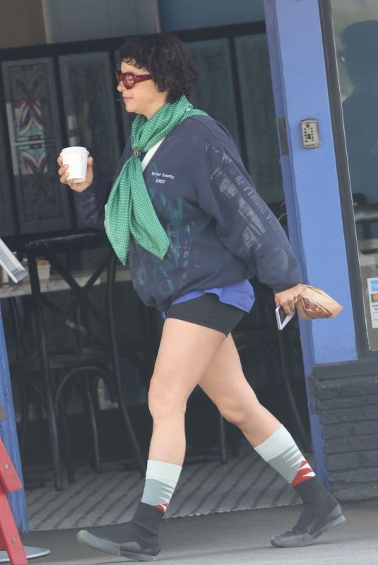 ALIA SHAWKAT Out for Coffee at Maru Coffee in Los Feliz 05/10/2023