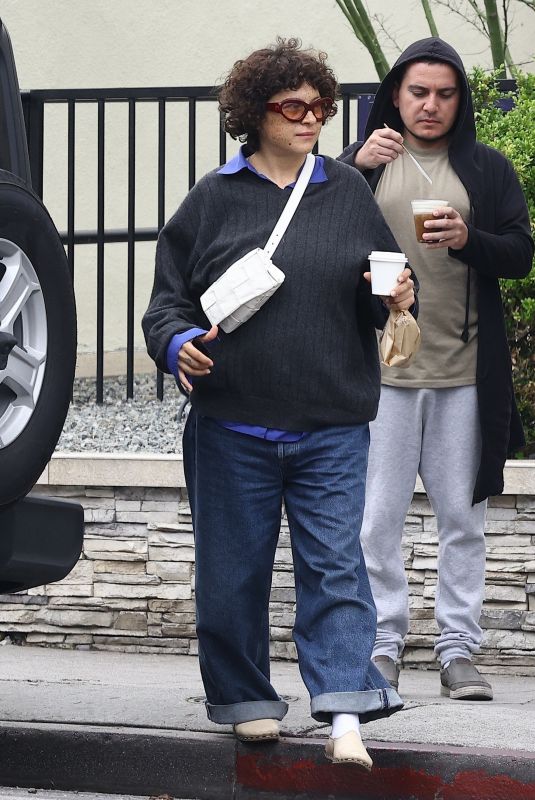 ALIA SHAWKAT Out for Morning Coffee in Los Feliz 05/25/2023