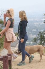 ALICIA SILVERSTONE Out Hiking with a Friend and Her Dogs in Los Angeles 05/27/2023