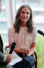 ALICIA VIKANDER at THR Awards Chatter Live with Alicia Vikander in Cannes 05/20/2023