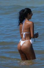 ALINE BERNARDES in Bikini at a Beach in Miami 05/21/2023