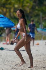 ALINE BERNARDES in Bikini at a Beach in Miami 05/21/2023