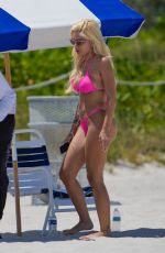 ALISHA LEHMANN and KAROLINE LIMA in Bikinis at a Beach in Miami 05/30/2023