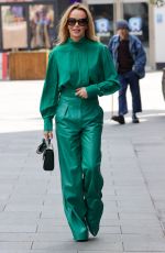 AMANDA HOLDEN Arrives at Heart Breakfast Show in London 05/17/2022
