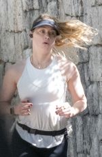 AMBER HEARD Out Jogging Near Her Home in Madrid 05/05/2023 