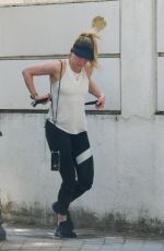 AMBER HEARD Out Jogging Near Her Home in Madrid 05/05/2023 