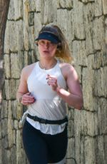 AMBER HEARD Out Jogging Near Her Home in Madrid 05/05/2023 