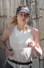 AMBER HEARD Out Jogging Near Her Home in Madrid 05/05/2023 