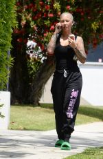 AMBER ROSE Out and About in Los Angeles 05/06/2023