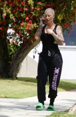 AMBER ROSE Out and About in Los Angeles 05/06/2023