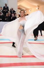 AMBER VALLETTA at 2023 Met Gala Celebrating Karl Lagerfeld: A Line of Beauty in New York 05/01/2023
