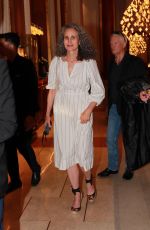 ANDIE MACDOWELL at Majestic Hotel in Cannes 05/23/2023