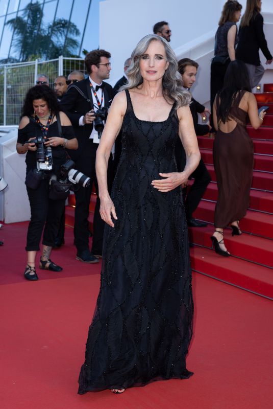 ANDIE MACDOWELL at The Old Aak Premiere at 76th Cannes Film Festival 05/26/2023