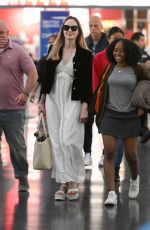 ANGELINA JOLIE Arries at JFK Airport in New York 05/16/2023