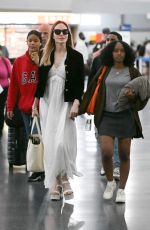 ANGELINA JOLIE Arries at JFK Airport in New York 05/16/2023