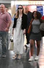 ANGELINA JOLIE Arries at JFK Airport in New York 05/16/2023