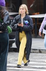 ANNASOPHIA ROBB Out Makeup-free in New York 05/02/2023