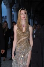ANNE HATHAWAY at Bulgari Mediterranea High Jewelry Event at Palazzo Ducale in Venice 05/16/2023