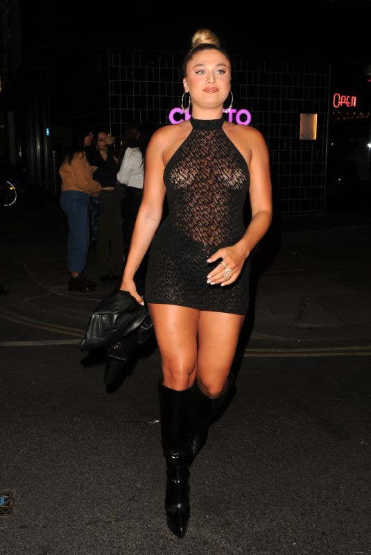 ANTIGONI BUXTON Out for Dinner in London 05/26/2023