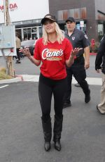 ARIANA MADIX on the Set of Vanderpump Rules at Raising Cane