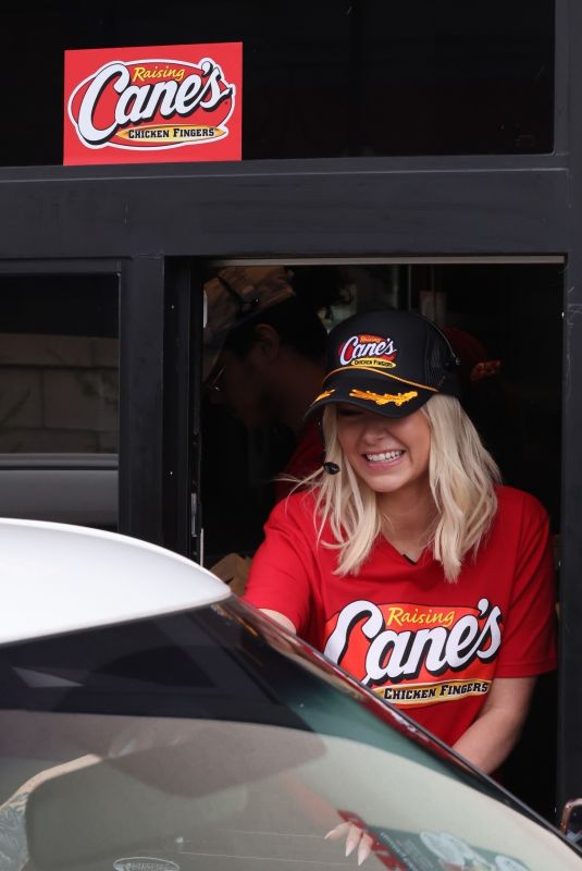 ARIANA MADIX on the Set of Vanderpump Rules at Raising Cane