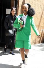 ARSEMA THOMAS Arrives at The View in New York 05/05/2023