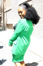 ARSEMA THOMAS Arrives at The View in New York 05/05/2023