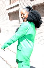 ARSEMA THOMAS Arrives at The View in New York 05/05/2023