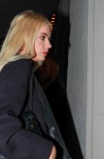 ASHLEY BENSON Out for Dinner at Craig