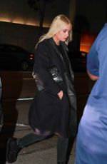 ASHLEY BENSON Out for Dinner at Craig