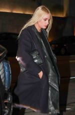 ASHLEY BENSON Out for Dinner at Craig