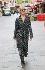 ASHLEY ROBERTS Arrives at Global Offices in London 05/11/2023
