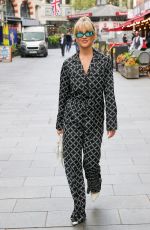 ASHLEY ROBERTS Arrives at Global Offices in London 05/11/2023