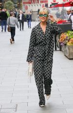 ASHLEY ROBERTS Arrives at Global Offices in London 05/11/2023